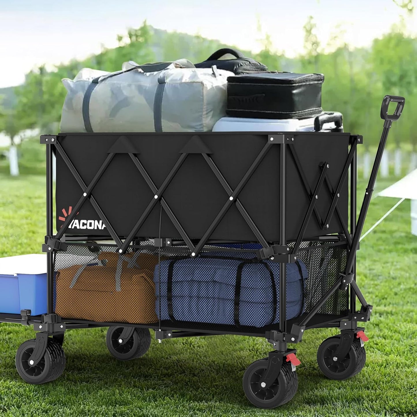 400L Large Double Decker Wagon Collapsible