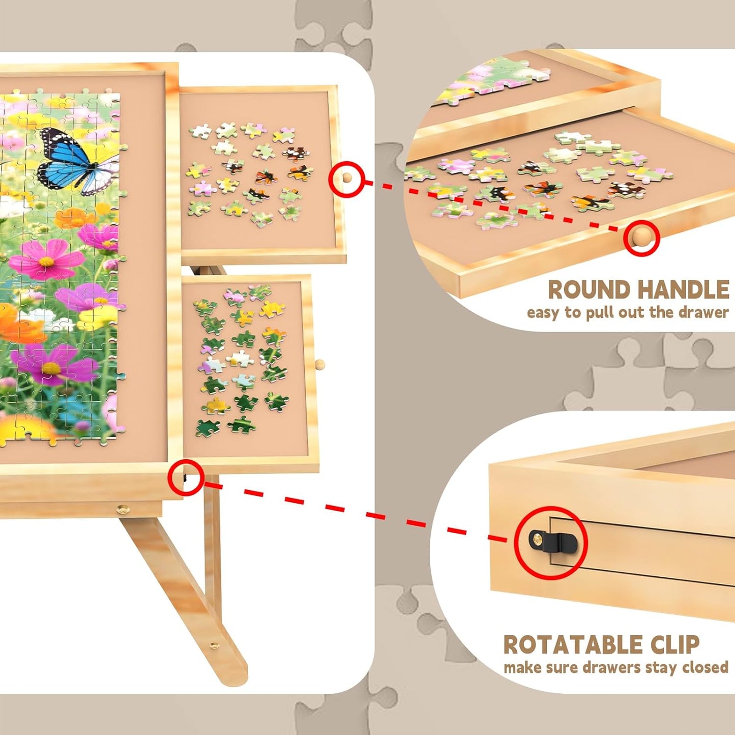 Jigsaw Puzzle Table 1500 Pieces