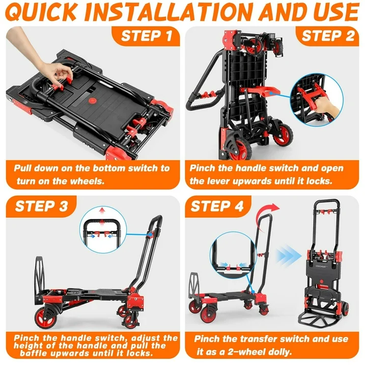2 in 1 Hand Truck Dolly