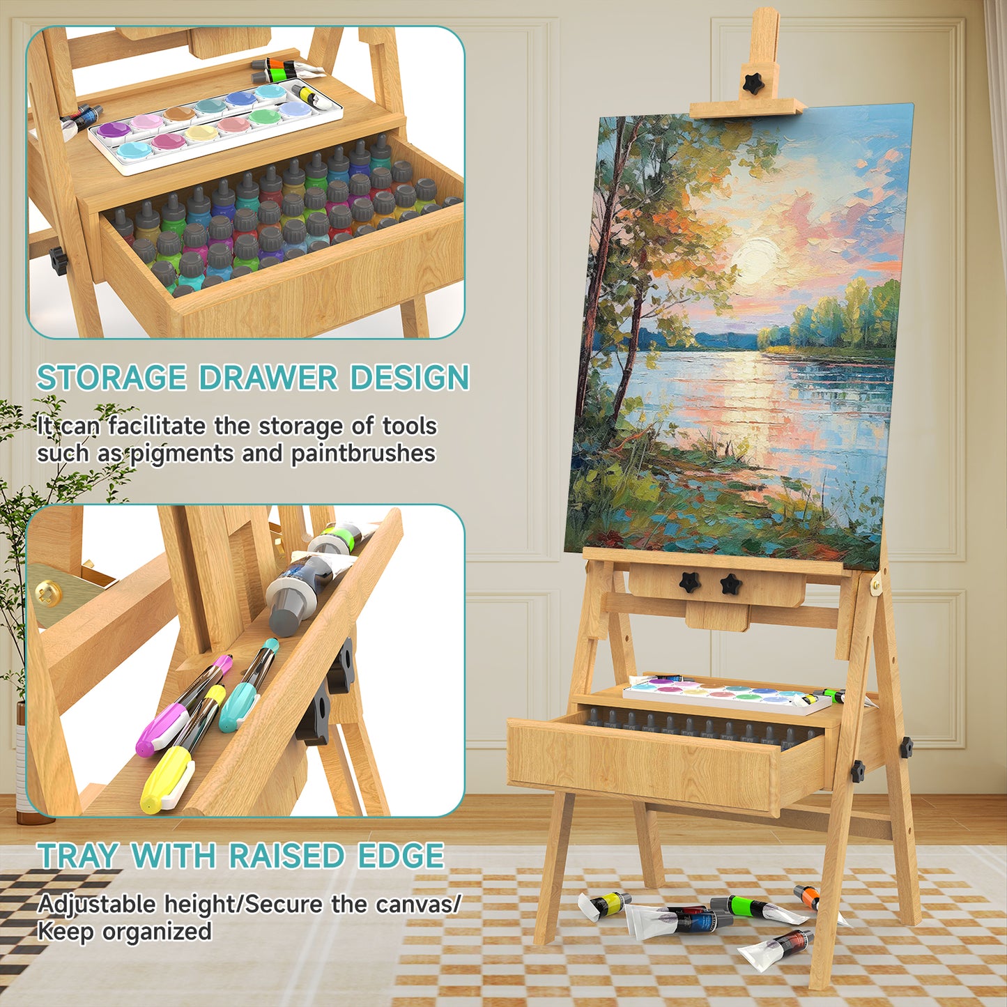 Easel Stand for Painting and Display