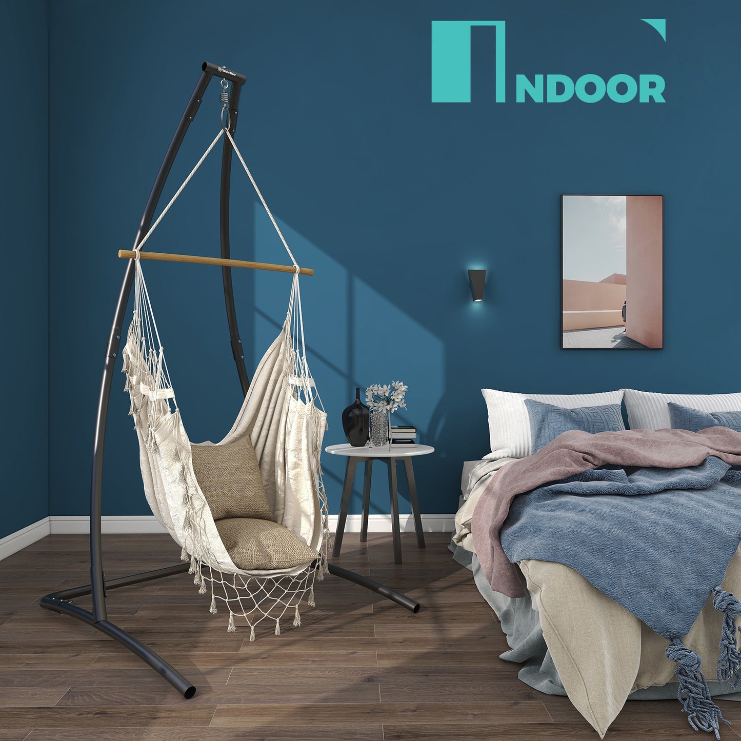 C-Type Hanging Hammock Chair Stand