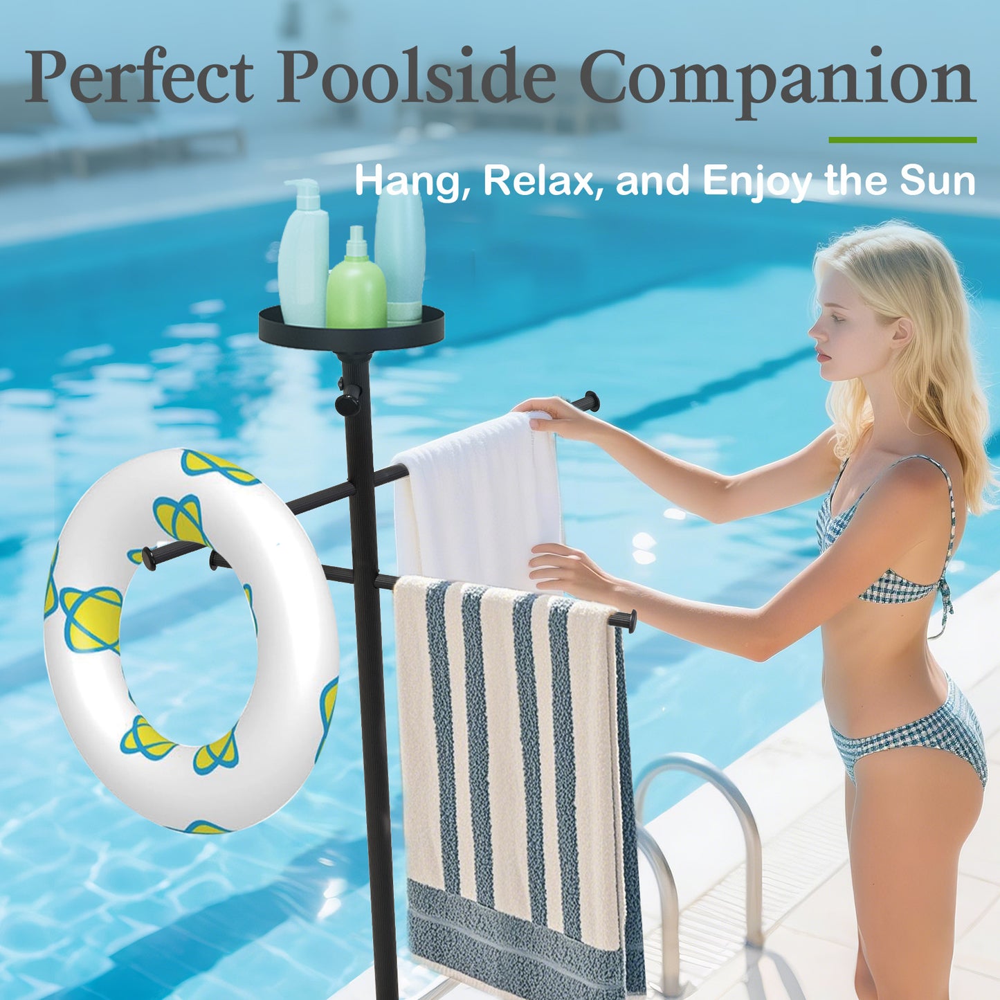 Pool Towel Rack outdoor