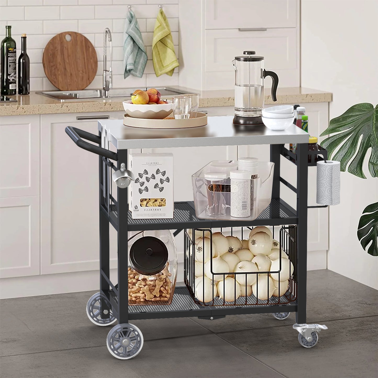 Folding Grill Cart