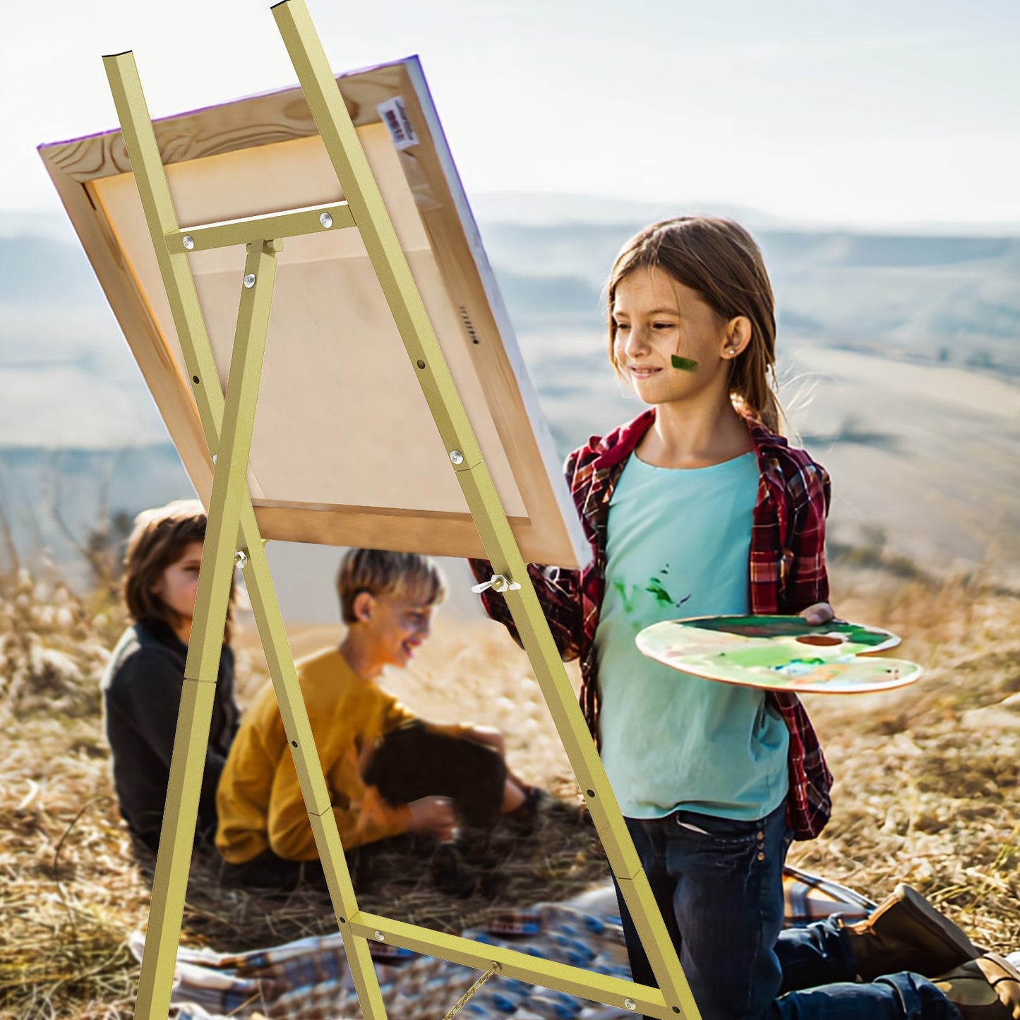 Gold Easel Stand for Sign