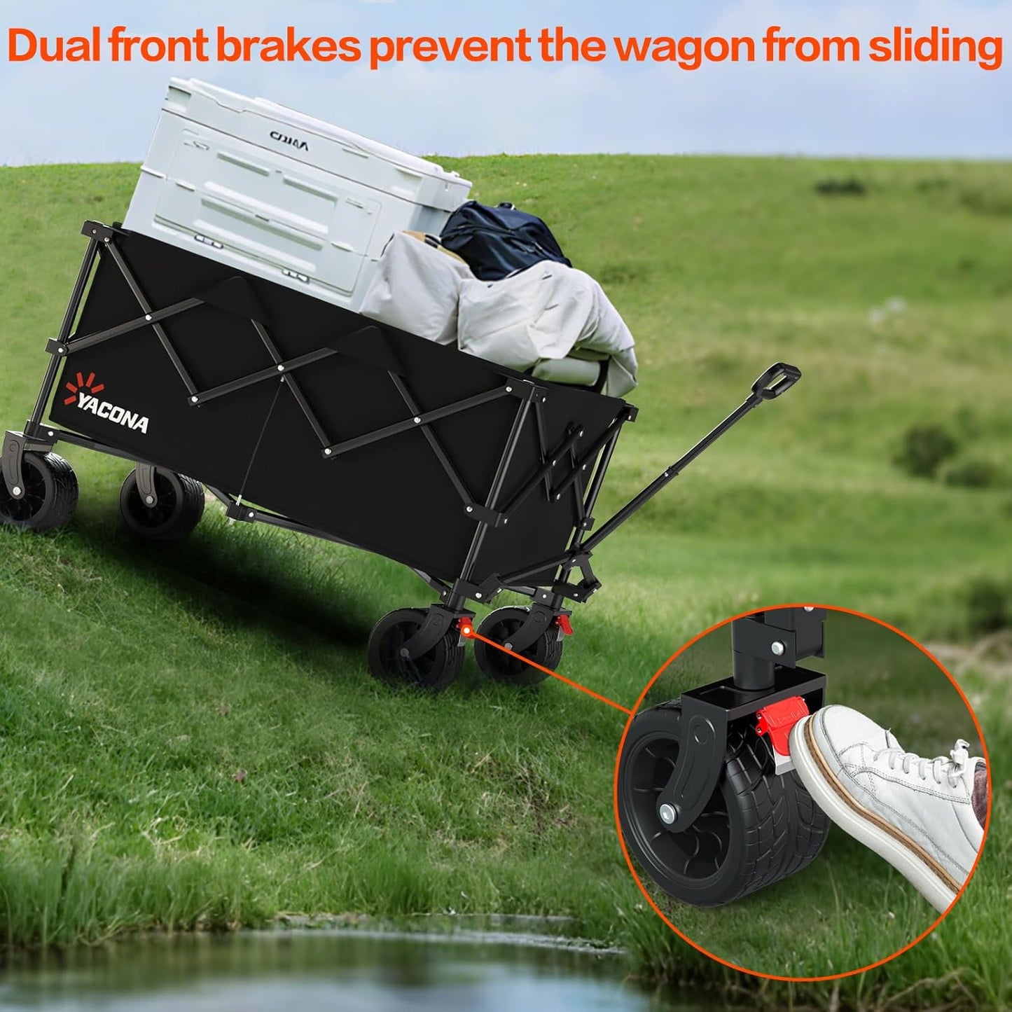 Extra Large Collapsible Wagons Carts Foldable