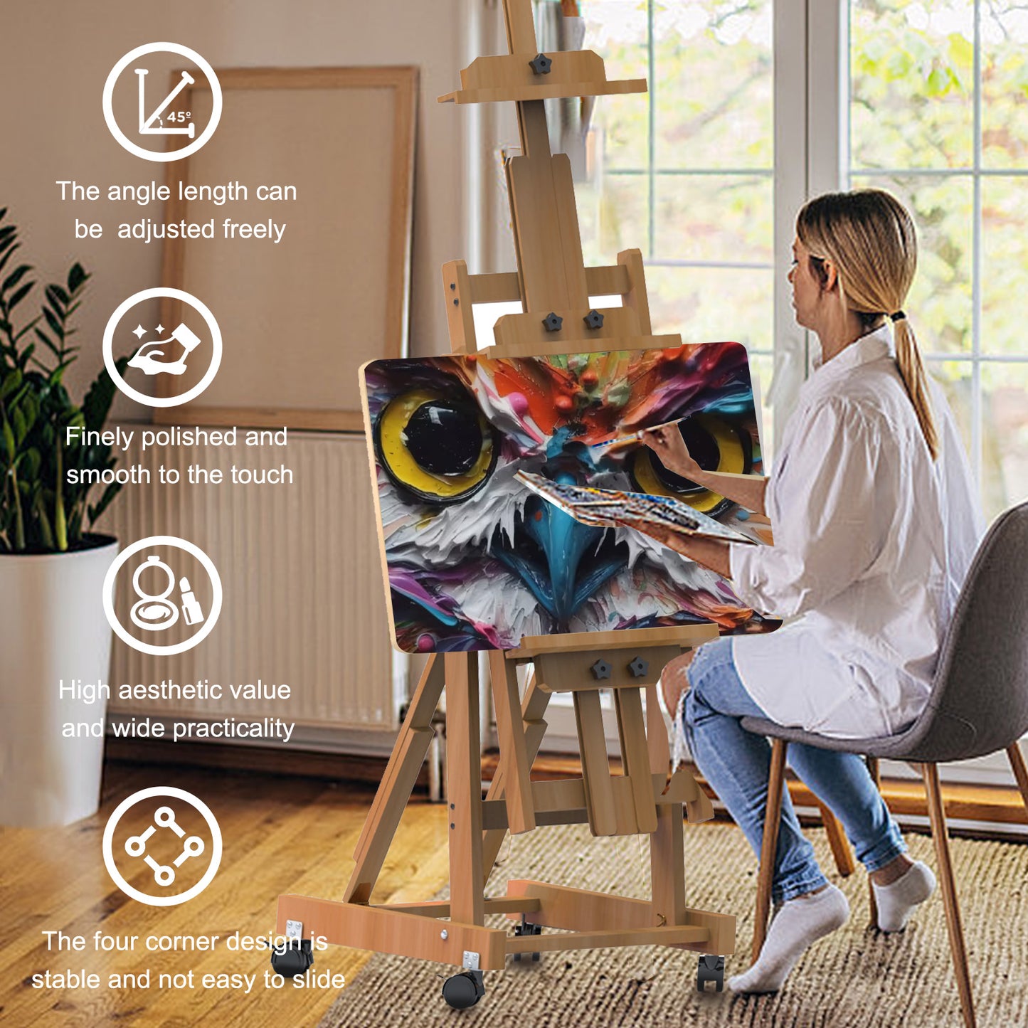 H-Frame Multifunctional Easel