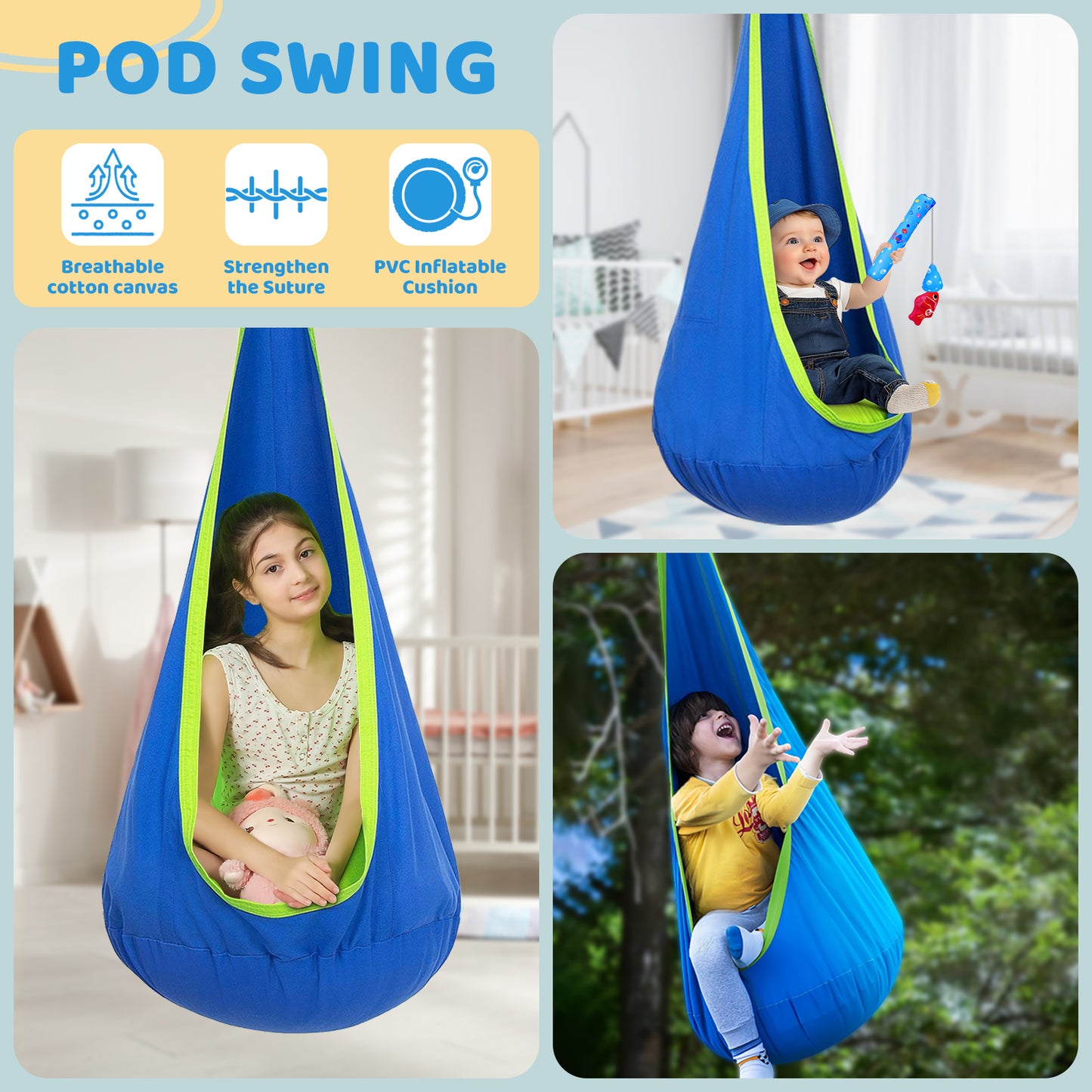X-Shaped Swing Set