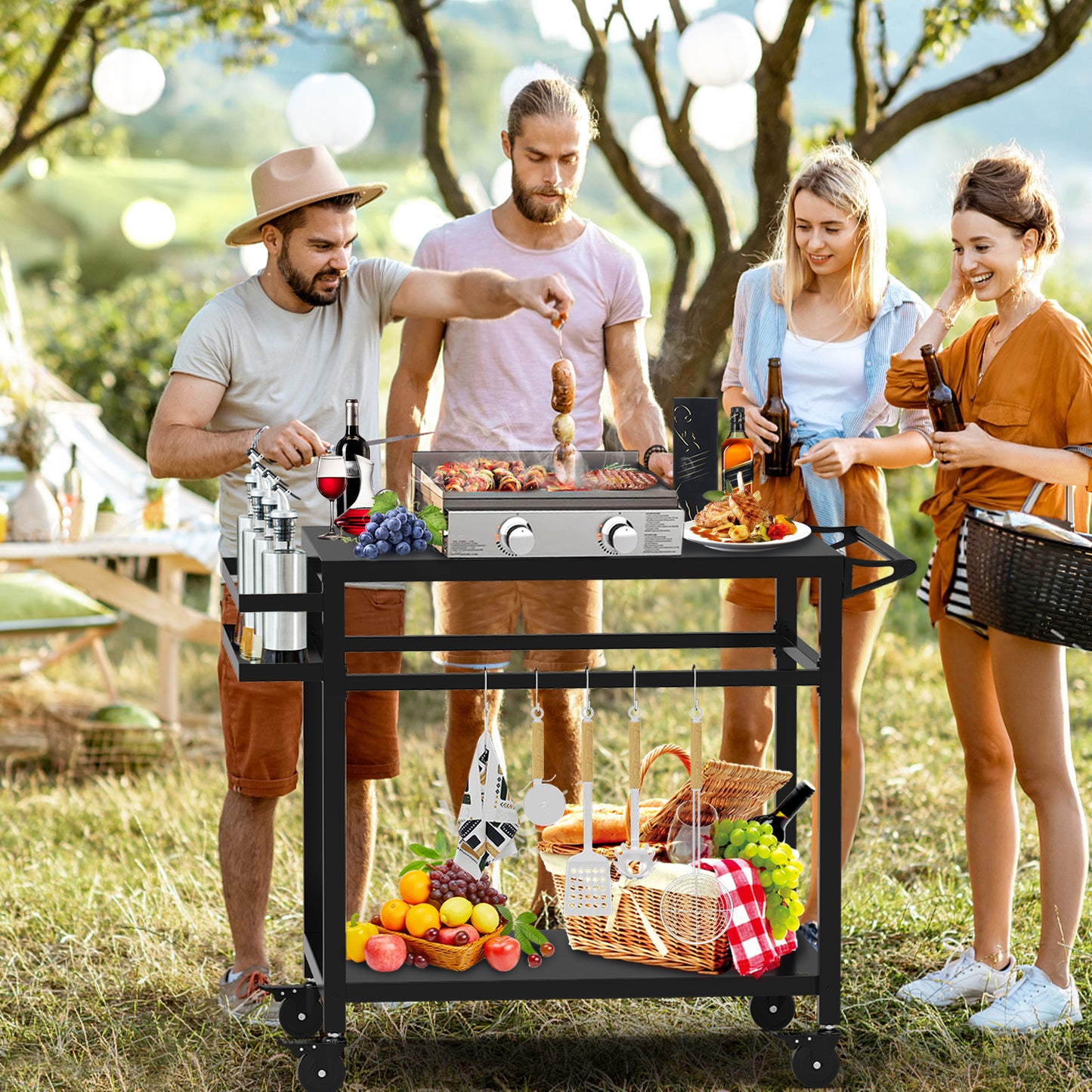 Outdoor Grill Table