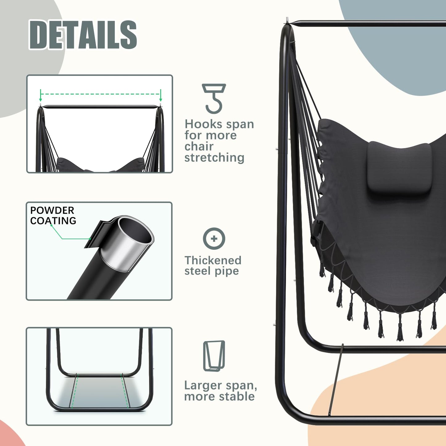 Hammock Chair with Stand