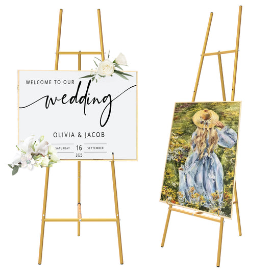 Gold Easel Stand for Sign