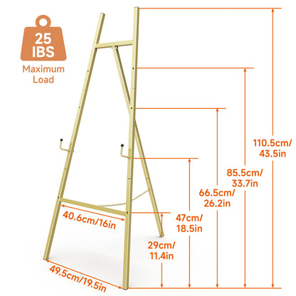 Gold Easel Stand for Sign