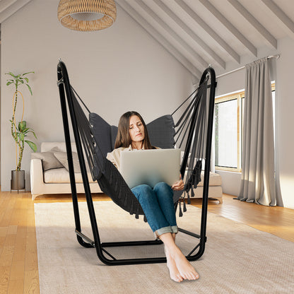 U-Shaped Hammock Chair with Stand