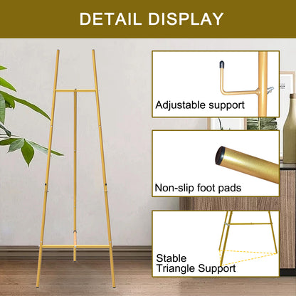 Gold Easel Stand for Sign