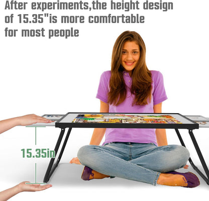 Aluminum alloy low jigsaw puzzle table