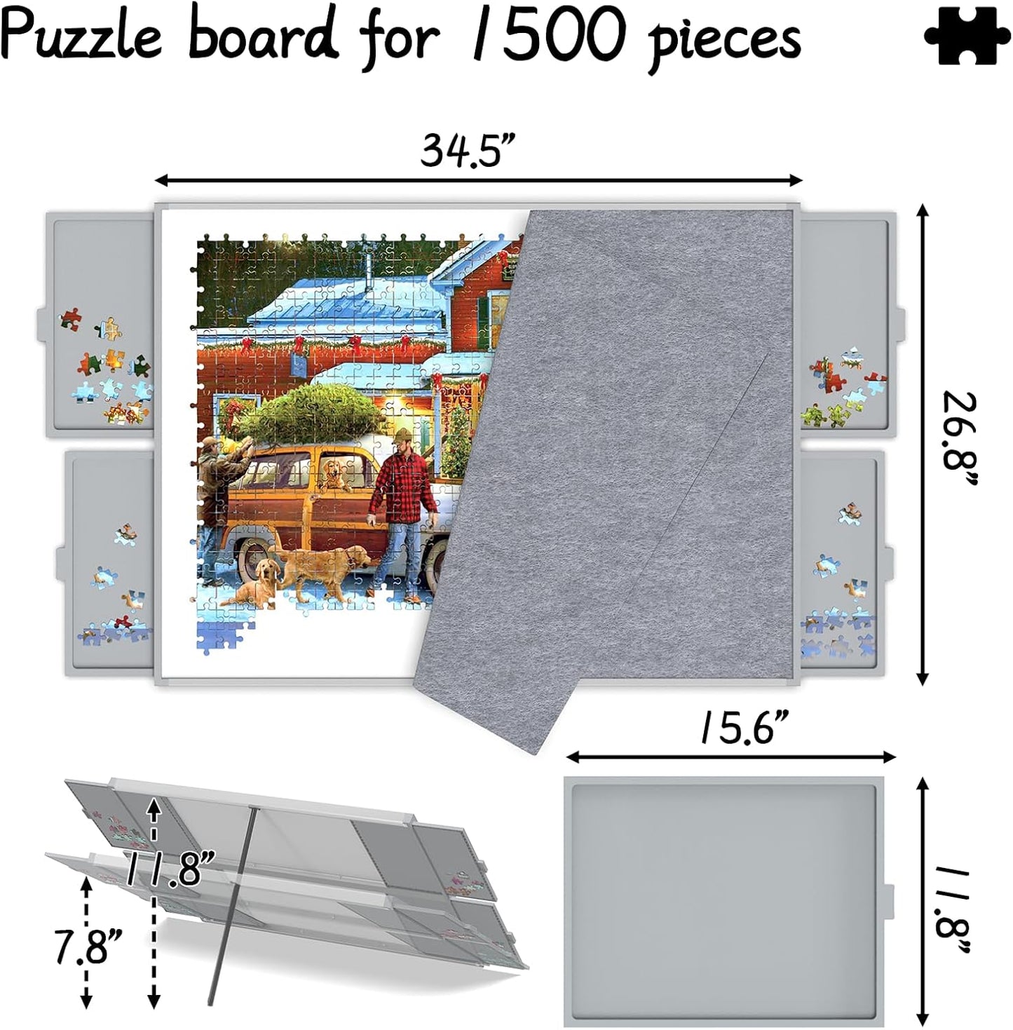 Puzzle Board 1500 Pieces