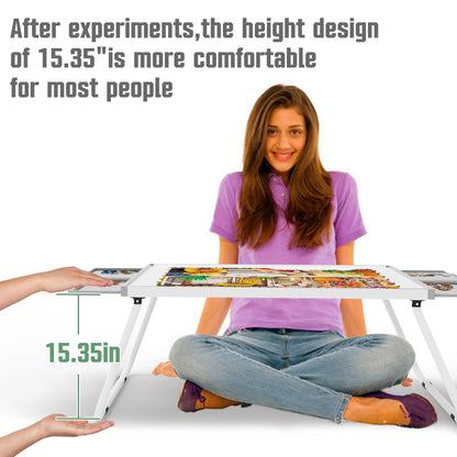 Aluminum alloy low jigsaw puzzle table