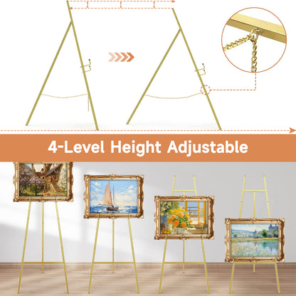 Gold Easel Stand for Sign