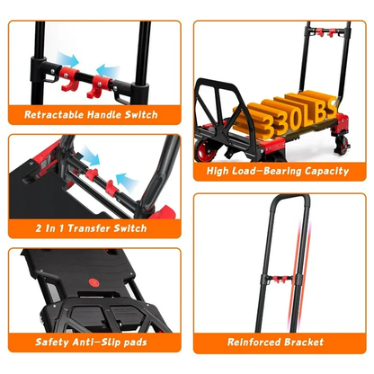 2 in 1 Hand Truck Dolly